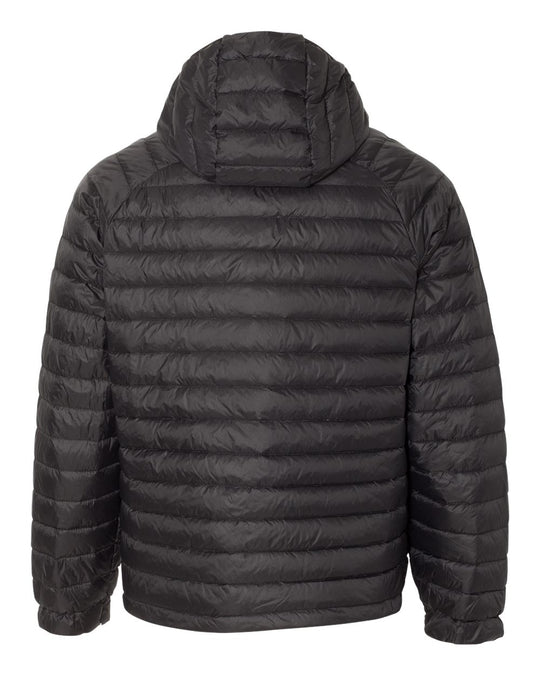 Weatherproof Mens 32 Degrees Hooded Packable Down Jacket 17602, XL, Black