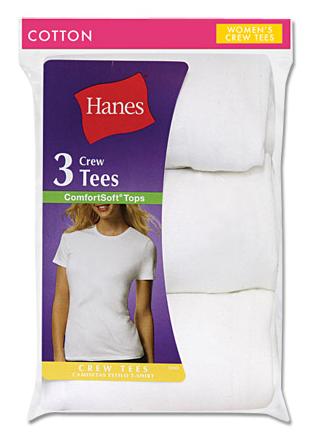 Hanes Women's Jersey Crew Tee - P3