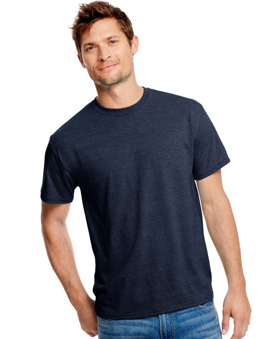 Hanes Men`s X-Temp Fresh IQ Tri-Blend Performance Tee