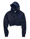 Champion Life Womens Reverse Weave Cropped Cut Off Pullover Hoodie