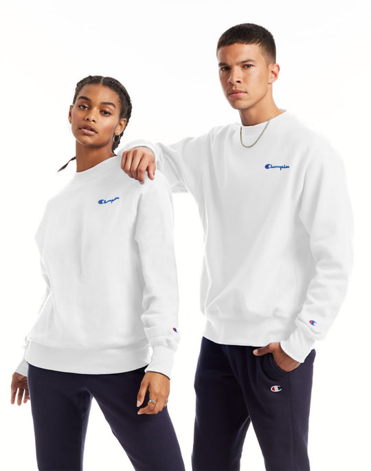 Champion Life Adult Reverse Weave Crew, 2XL, White