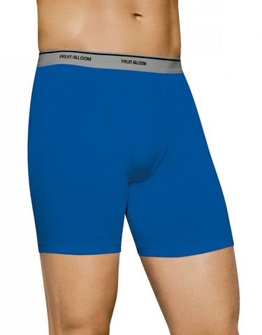 Fruit of the Loom Men`s 4pk Assorted Ringer Boxer Briefs