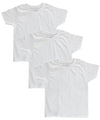 Fruit of the Loom Boys` 3-Pack White Crews