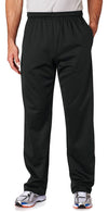 Jerzees Mens Dri-Power Sport Open-Bottom Pocket Sweatpants