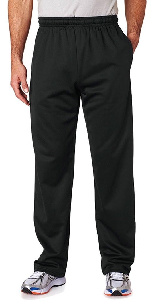 Jerzees Mens Dri-Power Sport Open-Bottom Pocket Sweatpants