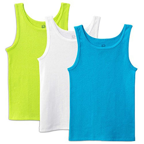 Fruit of the Loom Toddler Girls` 3 Pack Wardrobe Tank