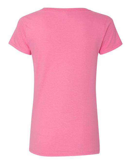 Gildan Ladies Softstyle Deep Scoop T-Shirt, S, Heather Irish Green