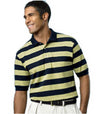 Outer Banks Mens Active Pinpoint Pique Rugby Stripe