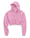 Champion Life Womens Reverse Weave Cropped Cut Off Pullover Hoodie