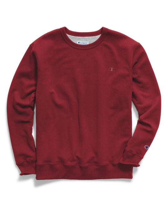 Champion Men`s Powerblend Fleece Pullover Crew