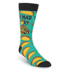 K. Bell Mens You Had Me At Tacos Crew Socks