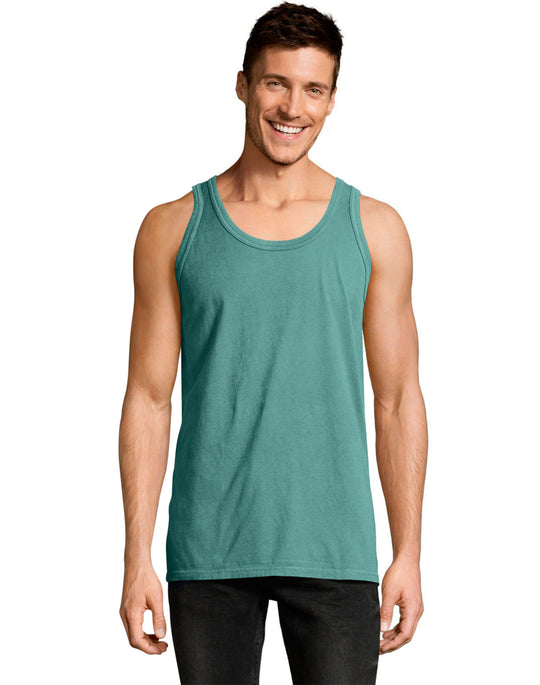 Hanes Mens ComfortWash Garment Dyed Sleeveless Tank Top