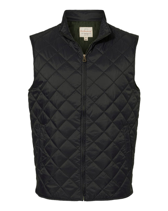 Weatherproof Mens Vintage Diamond Quilted Vest 207359, XL, Rosin