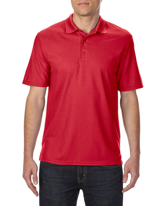 Gildan Mens Performance Double Piqué Sport Shirt, XL, Navy