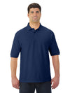 Jerzees Mens Easy Care Welt Knit Collar Short Sleeve Pique Polo Shirt