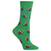 Hot Sox Womens Football Crew Socks