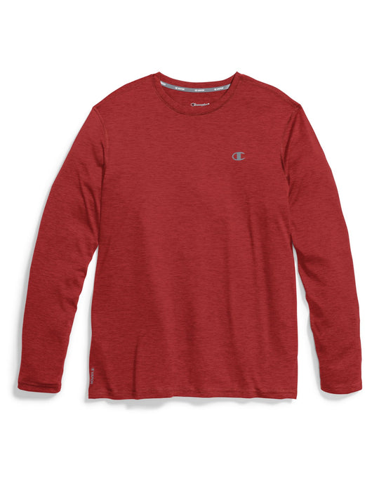 Champion Mens C Vapor Heather Long Sleeve Tee