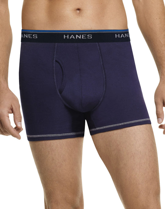 Hanes Mens ComfortBlend Boxer Brief 4-Pack