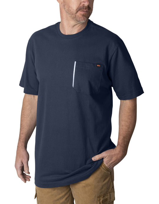 Walls Mens Heavy Lifter Short Sleeve Pocket T-Shirt