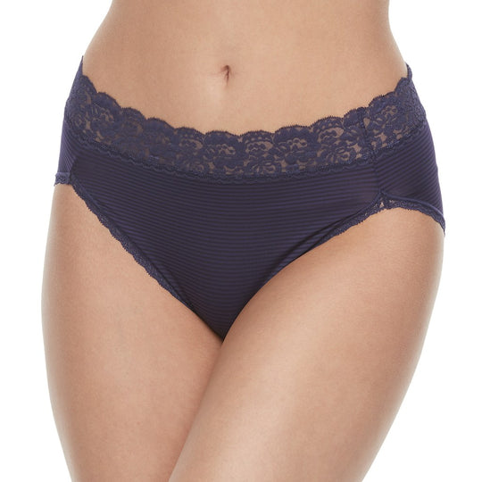 Vanity Fair Flattering Lace Women`s Hi-Cut Brief