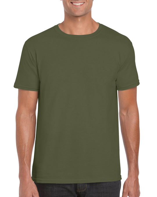 Gildan Mens Softstyle T-Shirt, XL, Olive
