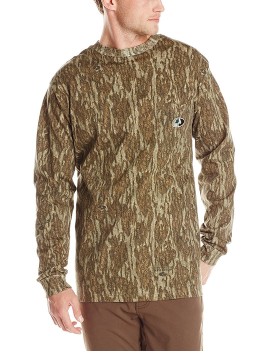 Walls Mens Hunting Long Sleeve Pocket T-Shirt