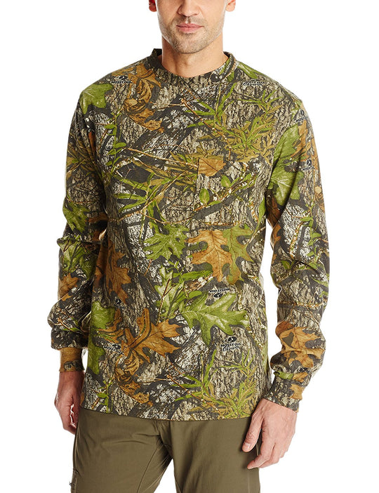 Walls Mens Hunting Long Sleeve Pocket T-Shirt