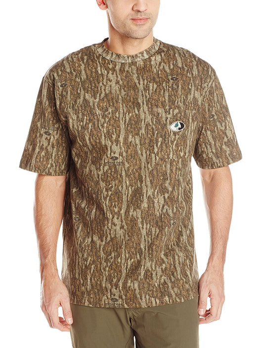 Walls Mens Hunting Short Sleeve Pocket T-Shirt