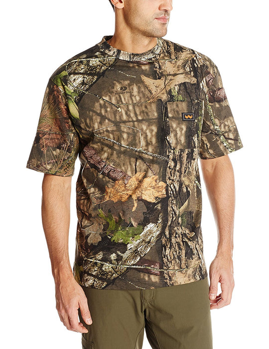 Walls Mens Hunting Short Sleeve Pocket T-Shirt