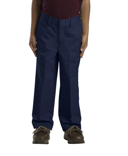 Dickies Boys Classic Fit Straight Leg Flat Front Pants, Sizes 4-7