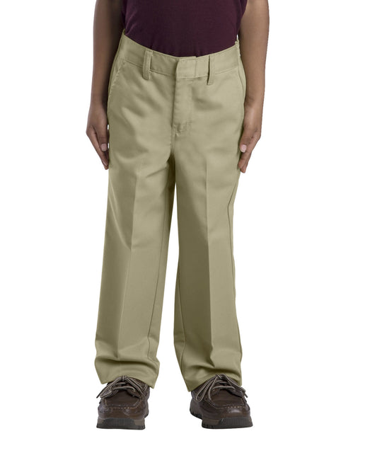 Dickies Boys Classic Fit Straight Leg Flat Front Pants, Sizes 4-7