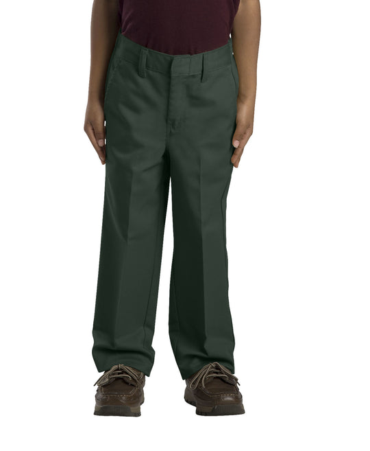 Dickies Boys Classic Fit Straight Leg Flat Front Pants, Sizes 4-7
