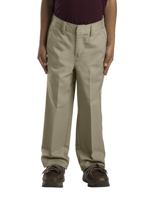 Dickies Boys Classic Fit Straight Leg Flat Front Pants, Sizes 4-7