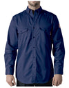 Walls Mens Flame Resistant Button-Down Work Shirt