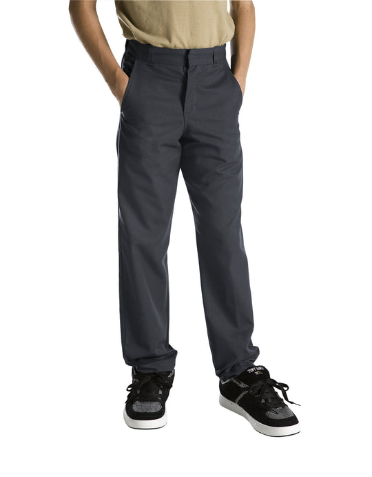 Dickies Boys Classic Fit Straight Leg Flat Front Pants, Sizes 8-20