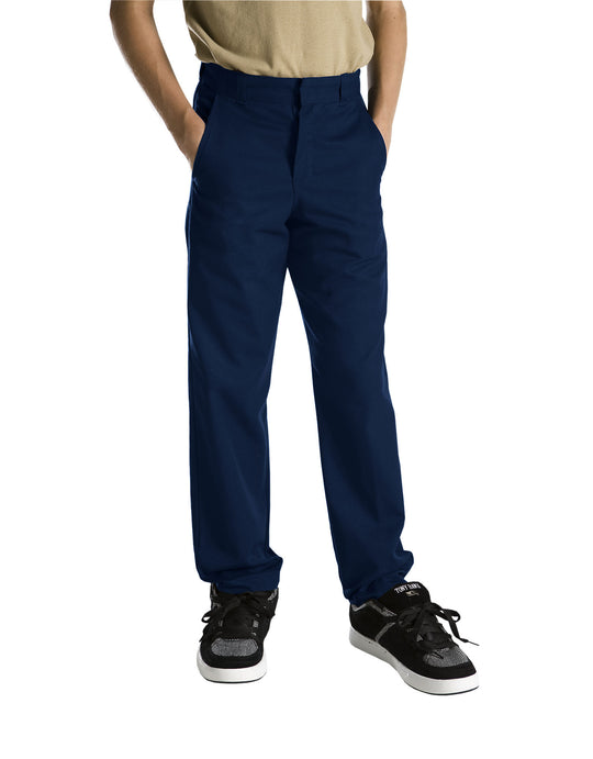 Dickies Boys Classic Fit Straight Leg Flat Front Pants, Sizes 8-20