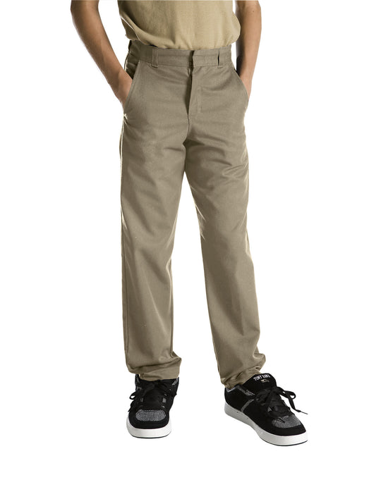 Dickies Boys Classic Fit Straight Leg Flat Front Pants, Sizes 8-20