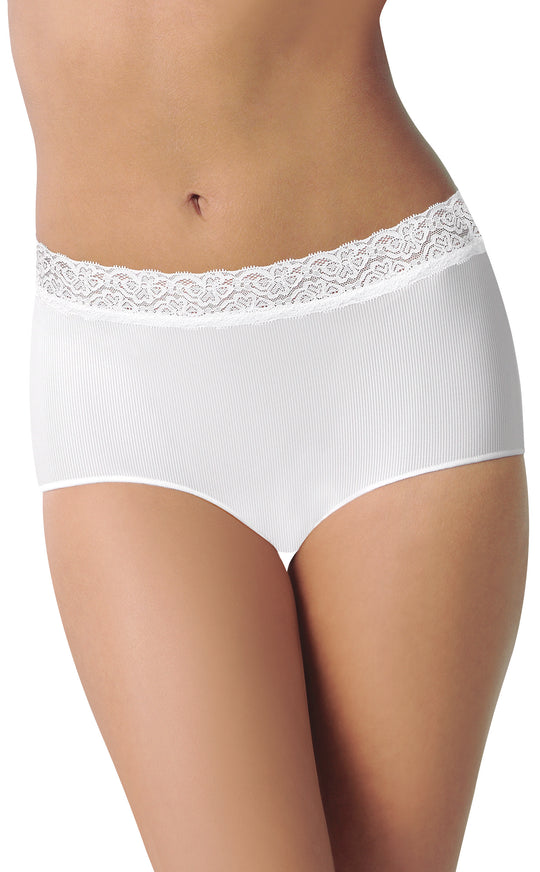 Barely There Weve Got You Covered Pattern w/ Lace Modern Brief 2-Pk