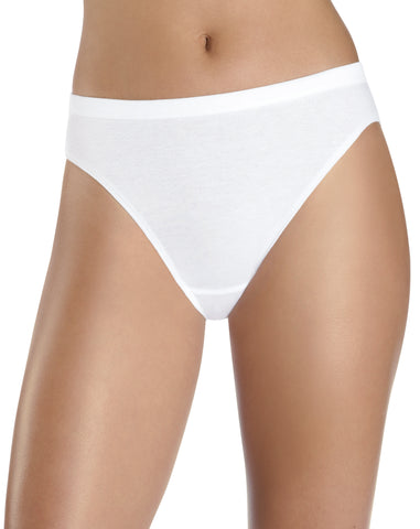 Hanes Comfort Soft Cotton Hi-Cut 3 Pack White