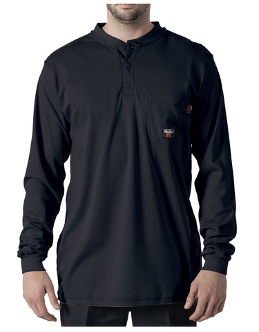 Walls Mens Flame Resistant Long Sleeve Henley