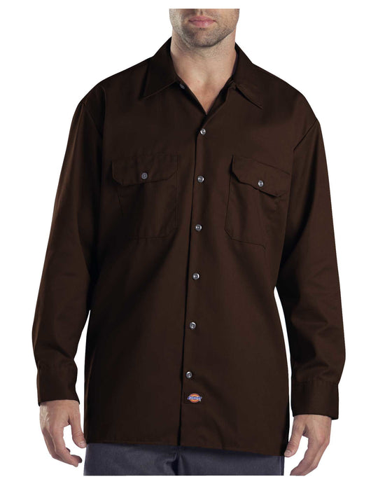 Dickies Mens Long-Sleeve Work Shirt
