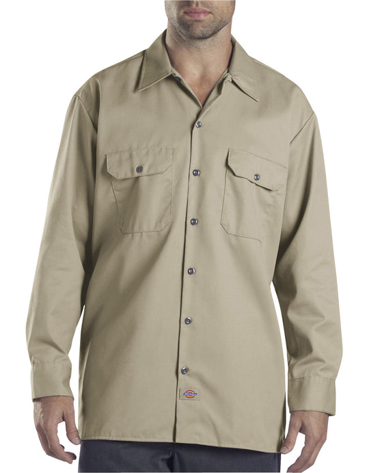 Dickies Mens Long-Sleeve Work Shirt