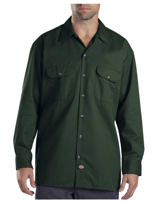 Dickies Mens Long-Sleeve Work Shirt