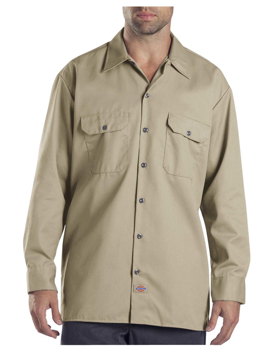 Dickies Mens Long-Sleeve Work Shirt