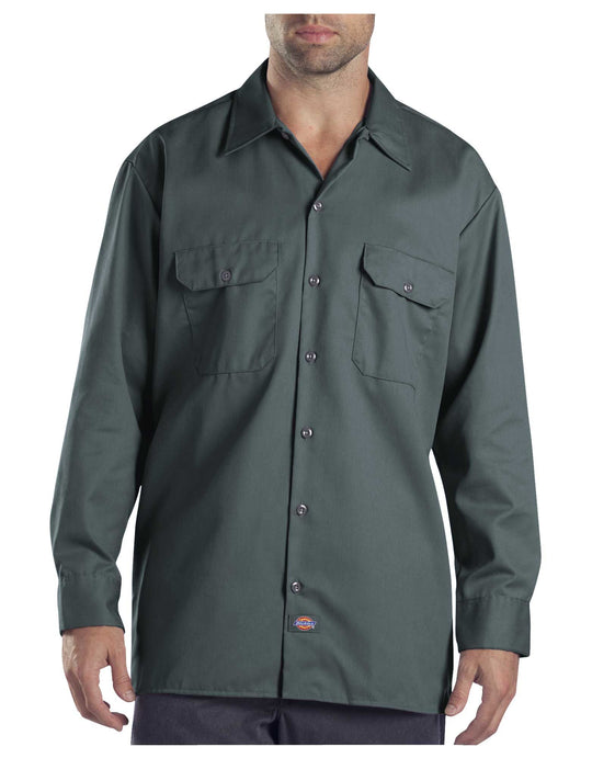 Dickies Mens Long-Sleeve Work Shirt