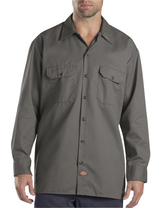 Dickies Mens Long-Sleeve Work Shirt