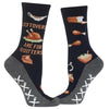 Hot Sox Womens Leftovers Are For Quitters Non Skid Crew Socks