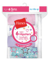 Hanes Girls Breathable Cotton Hipsters 6-Pack