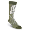 K. Bell Mens T-Rex Crew Socks
