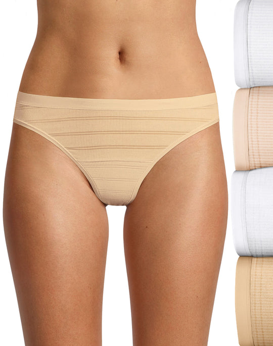 Hanes Ultimate® Women's Breathable Comfort Flex Fit® Thong 4-Pack